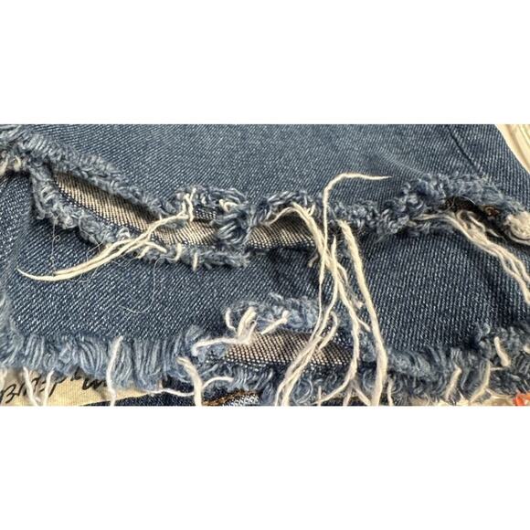 Madewell Womens Jeans Size 29 Cali Demi Boot Denim Jeans Stretch Frayed Hem READ - Picture 9 of 9